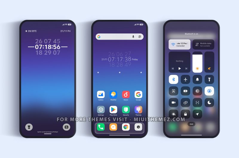 Aether Pulse HyperOS Theme for Xiaomi Redmi Phones
