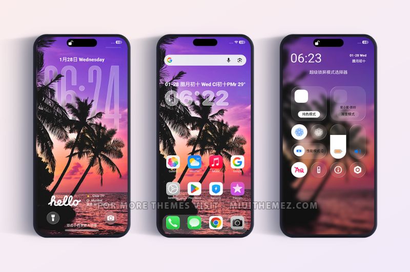 AP26 Liquid Depth of Field HyperOS Theme for Xiaomi Redmi Phones - Preview 1