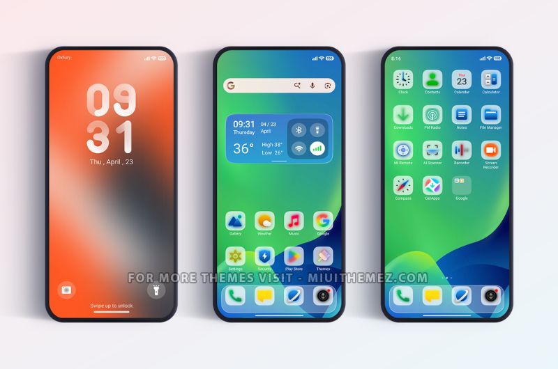 Beautiful HyperOS Theme with Gorgeous Icon Pack - Preview 1
