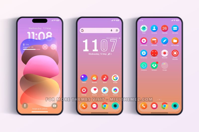 Coloful 19 HyperOS Theme for Xiaomi Redmi Phones - Preview 1
