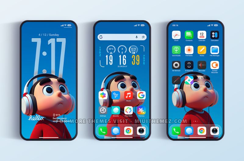 Colourful V2 HyperOS Theme for Xiaomi Redmi and Poco Phones - Preview 1