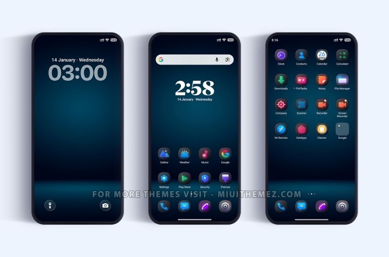 Dark Kite V HyperOS Theme for Xiaomi Redmi Phones - Preview 1