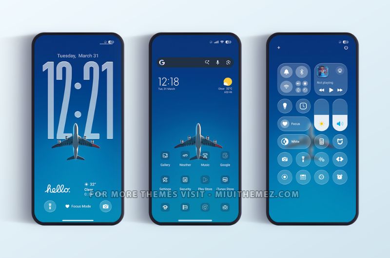 DMoon in Aug HyperOS Theme for Xiaomi Redmi and Poco Phones - Preview 1