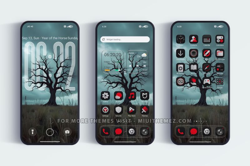 Duskred HyperOS 3.0 Theme for Xiaomi Redmi Phones - Preview 1