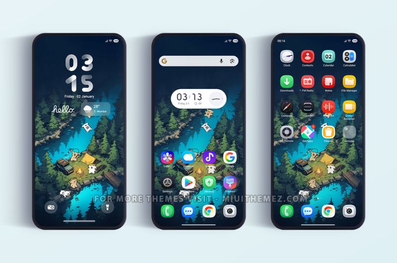 Galaxy 7 OneUI HyperOS Theme for Xiaomi Redmi Phones - Preview 1
