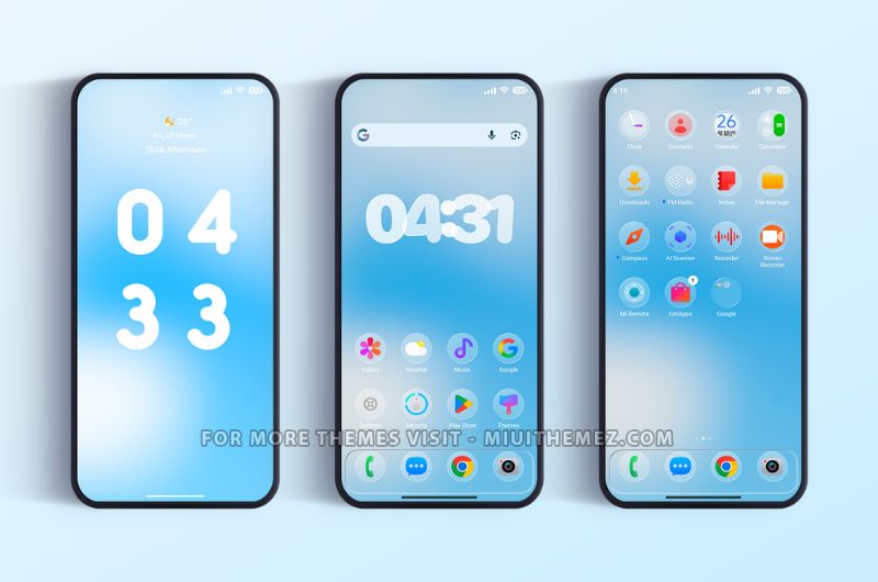 Glass 8V HyperOS Theme for Xiaomi Redmi and Poco Devices - Preview 1