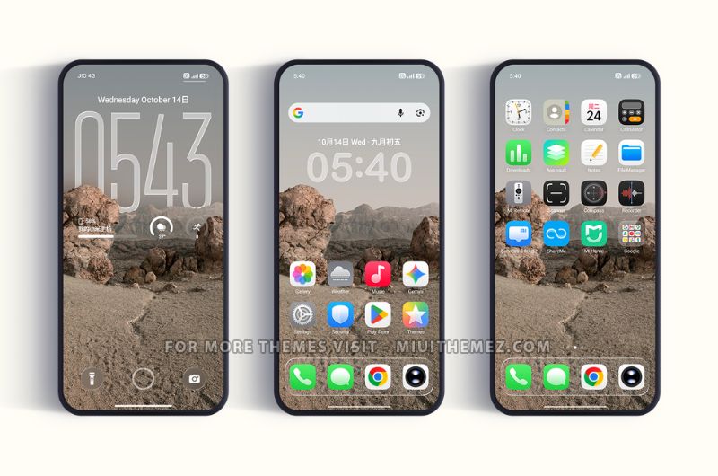 Gold Label Fruit iOS 26 Inspired HyperOS Theme - Preview 1