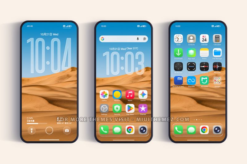 Gold Label OS27 HyperOS Theme for Xiaomi Redmi Phones - Preview 1