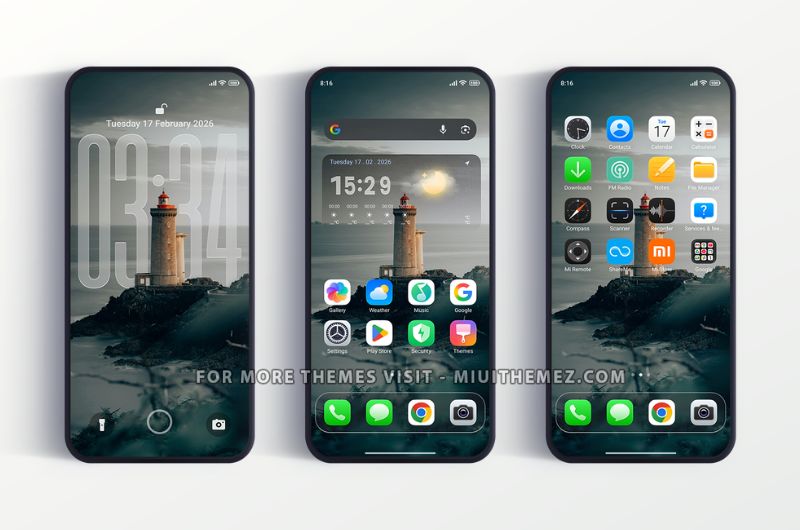 HOST-N.126 HyperOS Theme with Dark Mode for Xiaomi Redmi Phones - Preview 1