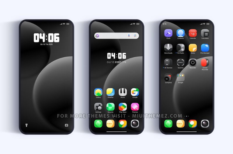 JIHE HyperOS Theme with Clean and Minimal UI Design