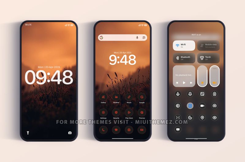 Kosong HyperOS Theme for Xiaomi Redmi and Poco Devices - Preview 1