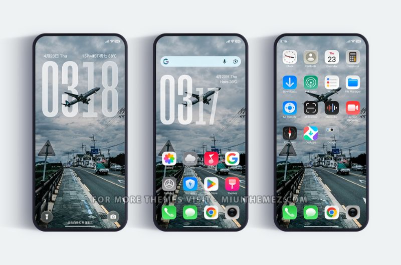 Liquid Fruit HyperOS Theme for Xiaomi Redmi Phones - Preview 1