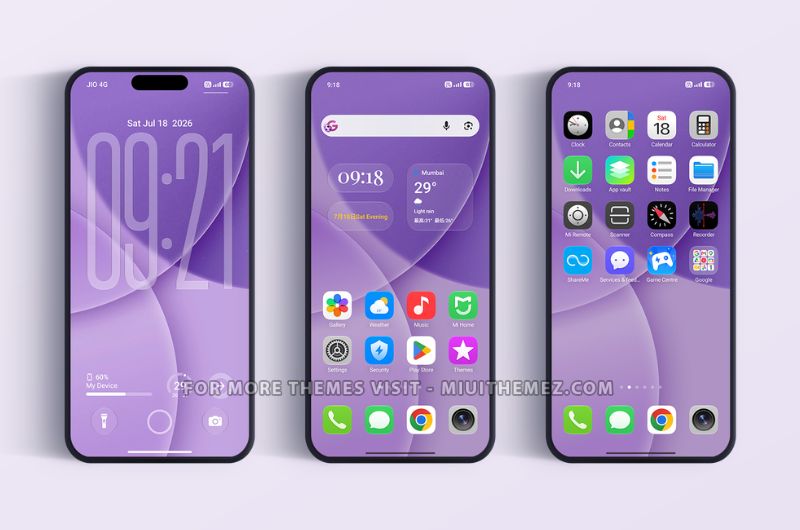Luna HyperOS Theme for Xiaomi Redmi and Poco Devices - Preview 1