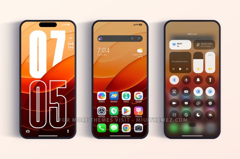 Moshyper Dark Mode HyperOS Theme for Xiaomi Redmi Phones - Preview 1