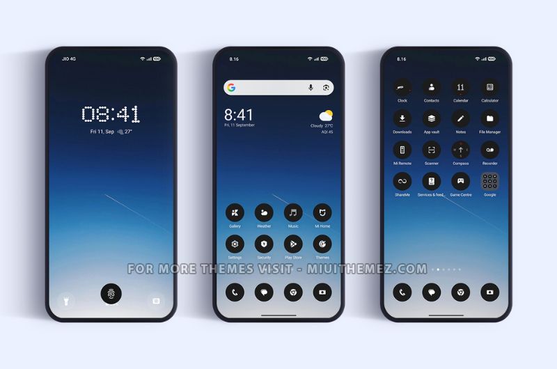 NothingOS HyperOS 3.0 Theme for Xiaomi Redmi Phones - Preview 1