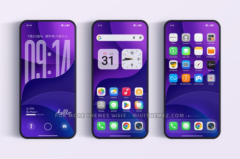OS27 Liquid Color HyperOS Theme for Xiaomi Redmi Phones - Preview 1