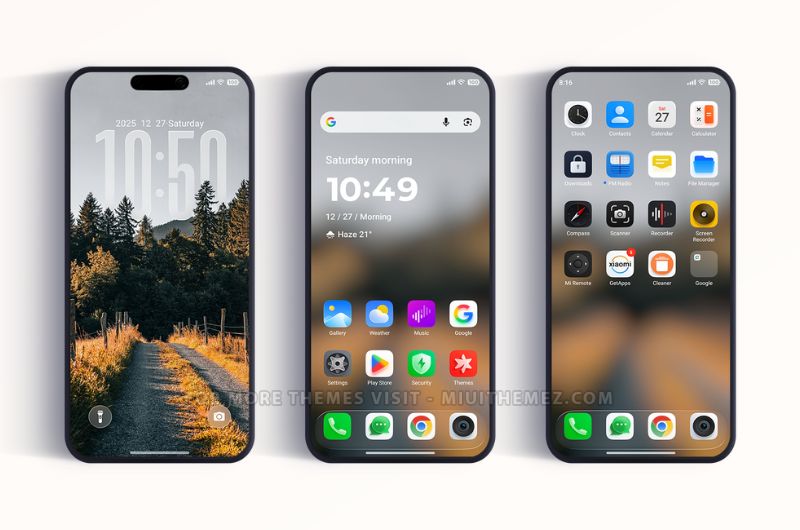 OX Colours HyperOS Theme for Xiaomi Redmi Phones - Preview 1