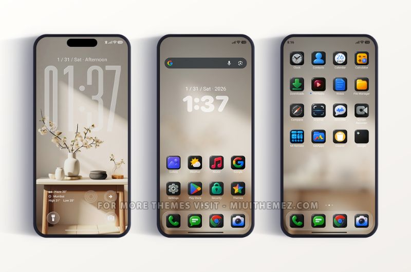 OX Mix HyperOS Theme for Xiaomi Redmi Phones - Preview 1