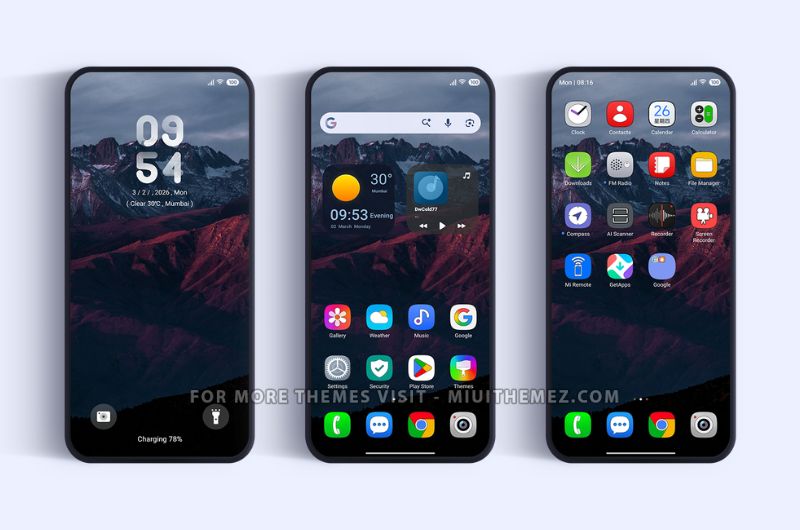 Paper OV V HyperOS Theme for Xiaomi Redmi and Poco Devices - Preview 1