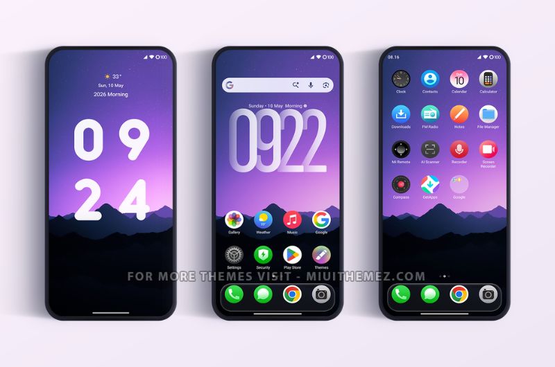 Pooxel HyperOS Theme with Beautiful Control Centre Design - Preview 1