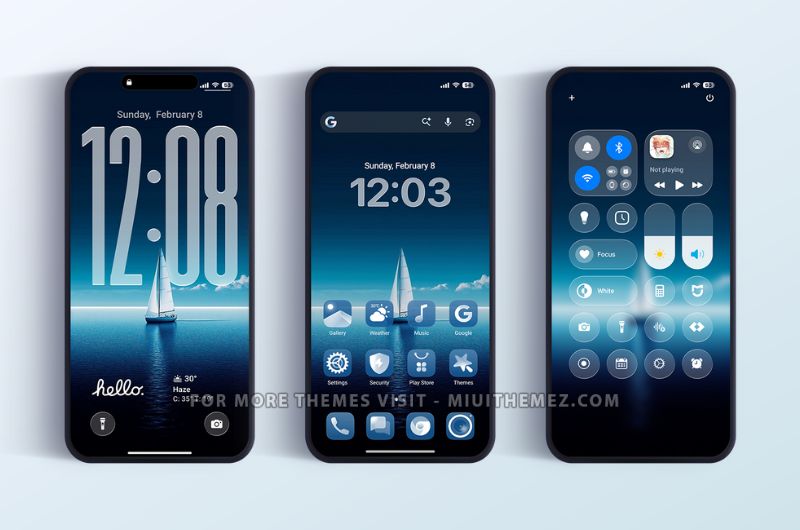 PrismRealm V2 HyperOS Theme with iOS 26 Lock Screen Experience - Preview 1