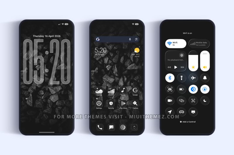 RCLB2112 HyperOS Theme with Dark Mode for Xiaomi Redmi Phones - Preview 1