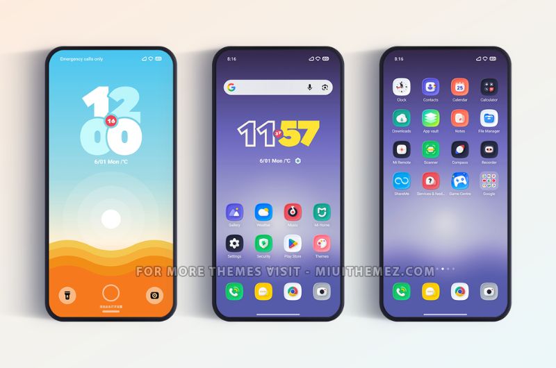 Shi Yang HyperOS Theme with a Completely Unique Lock Screen - Preview 1