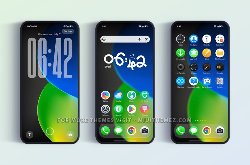 Solana HyperOS 3.0 Theme for Xiaomi Redmi and Poco Devices - Preview 1