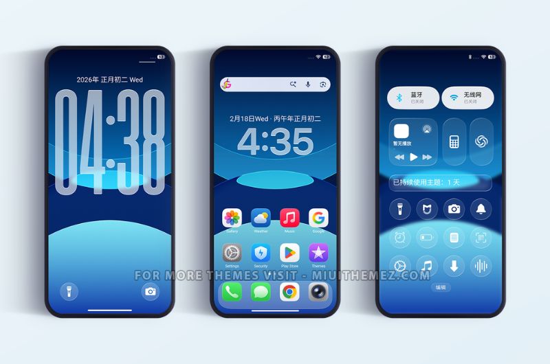 Super Liquid Rice Crackers HyperOS Theme for Xiaomi Redmi Phones - Preview 1