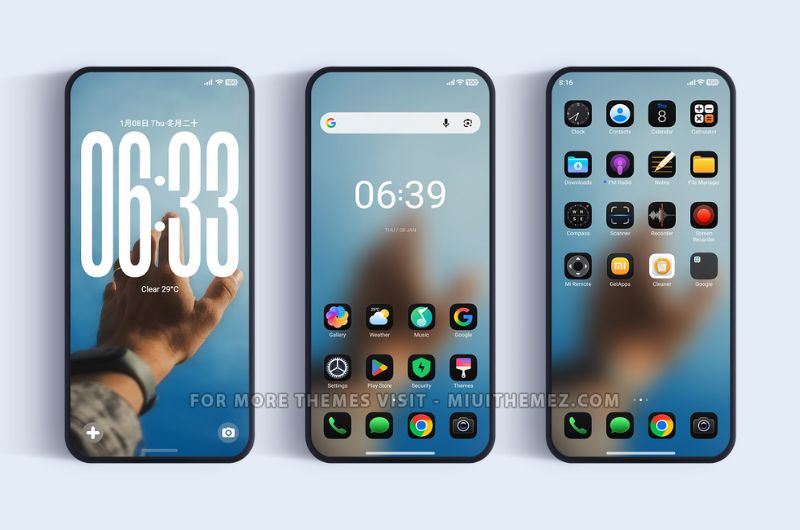 SuperDarkV HyperOS Theme for Xiaomi Redmi Phones - Preview 1