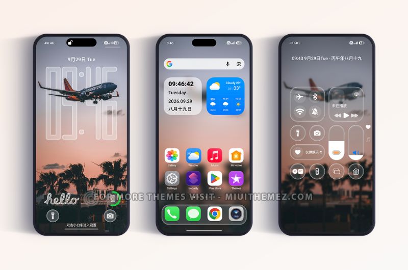 Surge AP27 Pro HyperOS Theme for Xiaomi Redmi Phones - Preview 1