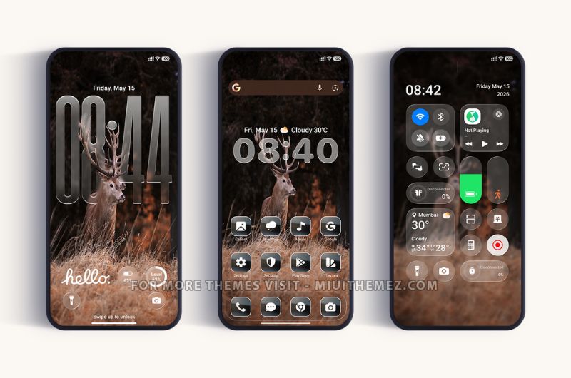 TNV1 HyperOS Theme with Most Feature-Rich Lock Screen Ever - Preview 1