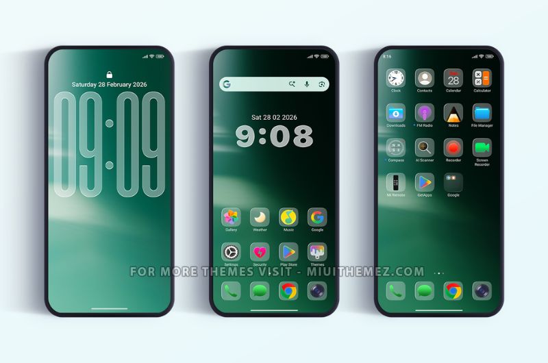 TrueGlassV HyperOS Theme for Xiaomi Redmi Phones - Preview 1